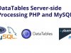 Server Side Processing DataTable with PHP and MySQL
