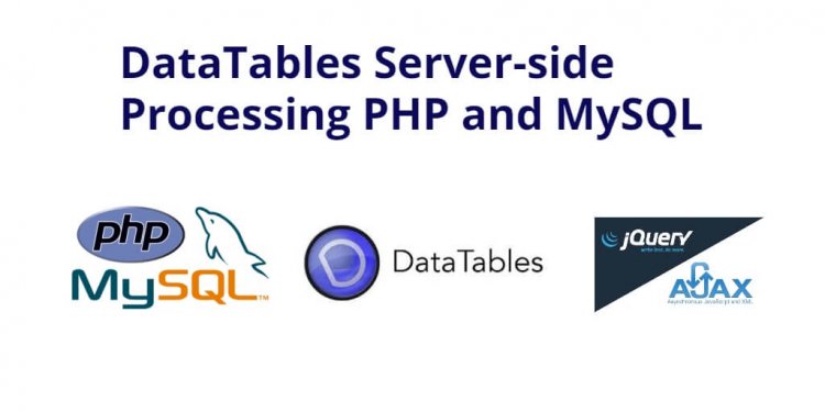 Server Side Processing DataTable with PHP and MySQL